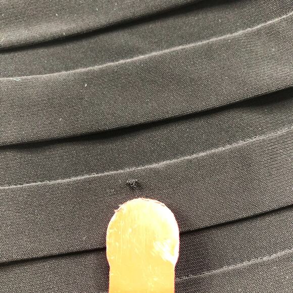 Cache 12 Bandage Women's Polyester Stretch Knee Dress Ivory Black PLS READ - Picture 12 of 16